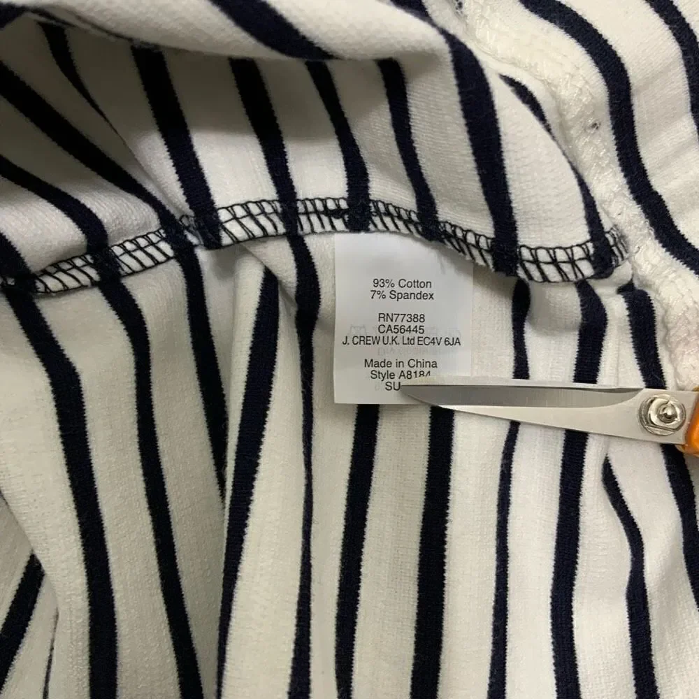 J. CREW Sleeveless striped dress